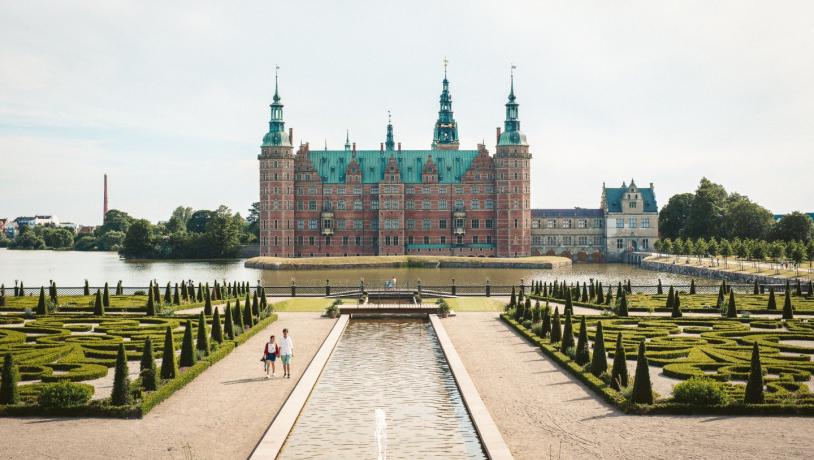 Frederiksborg Slott på Nordsjälland