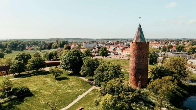 De Gåsetårnet en het Danish Castle Center in Denemarken