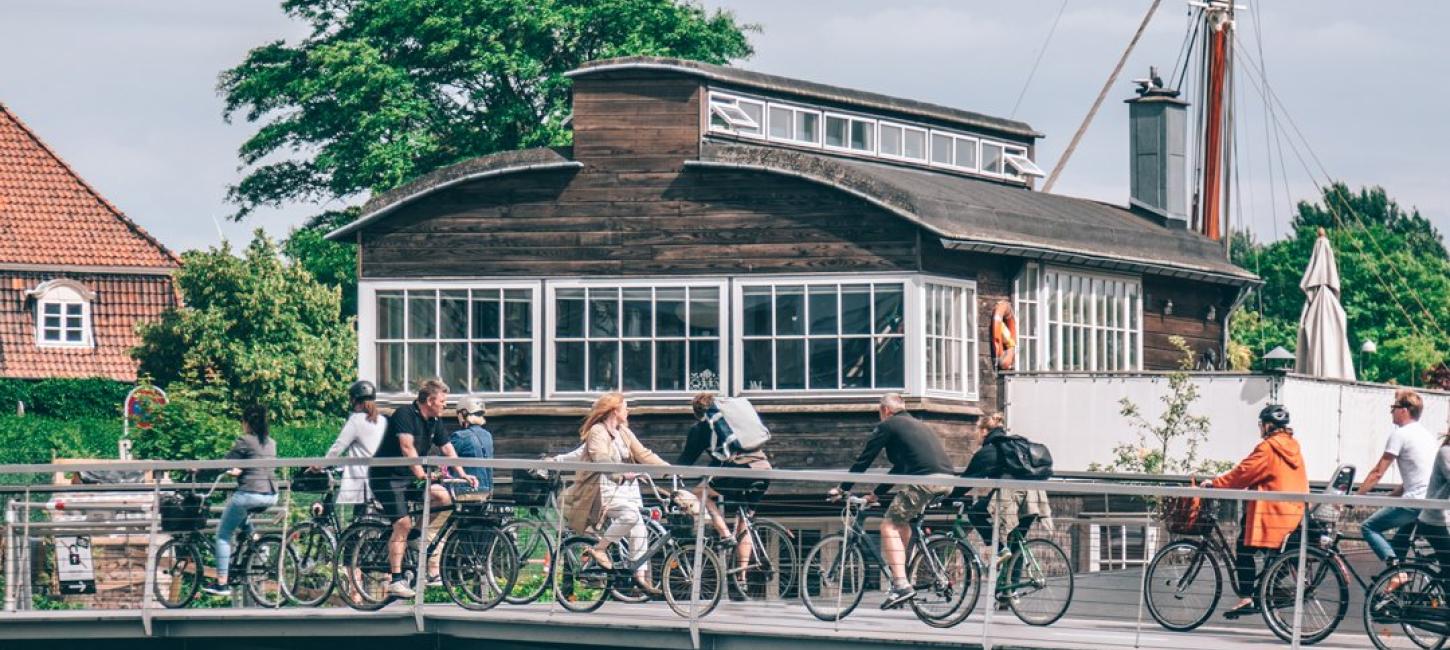 Cyklister i Christianshavn, Köpenhamn