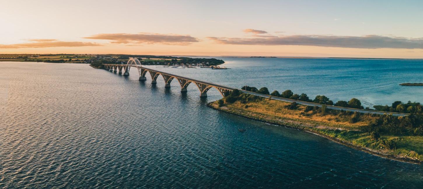 Queen Alexandrines Bridge between Sealand and Møn