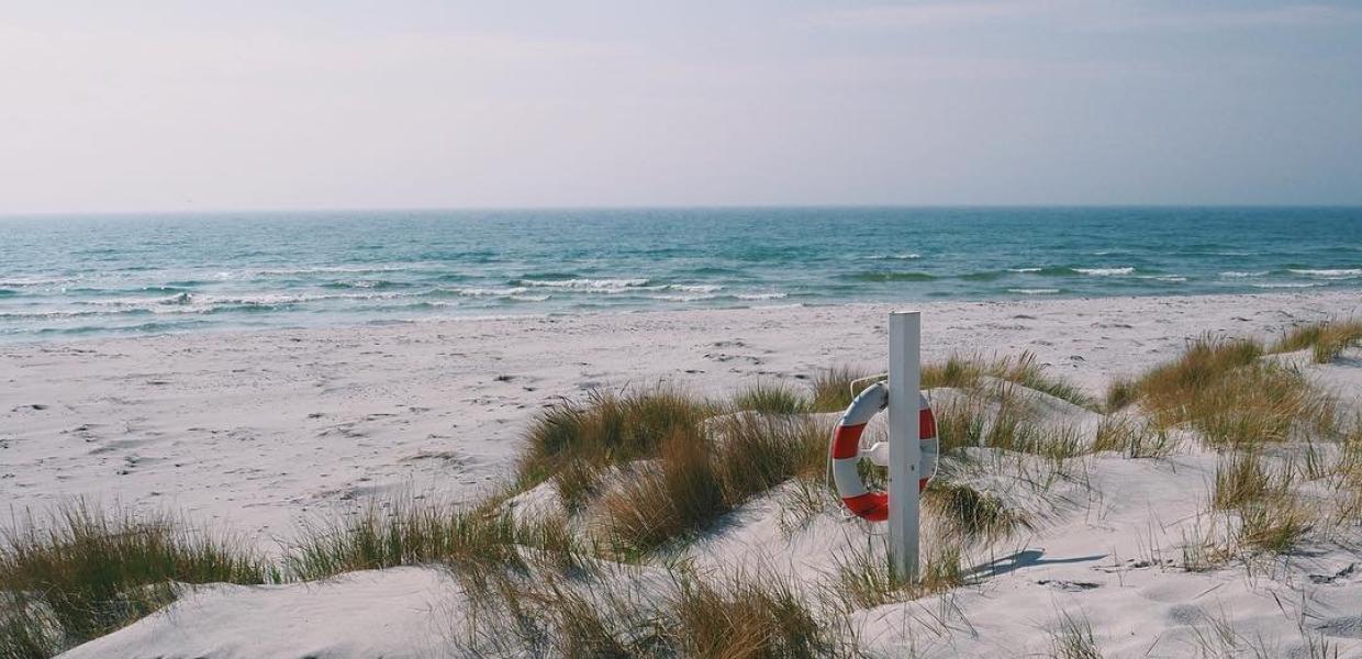 Dueodde strand på Bornholm