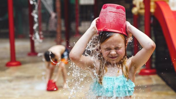 Lalandia Billund - pige med vand