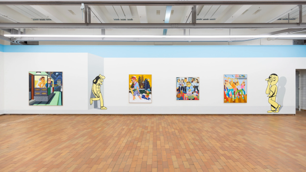 Paintings in the V1 Gallery