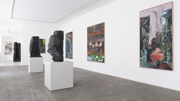 Painting inside the Gallery Bo Bjerggaard