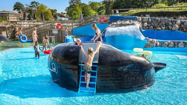 A waterslide in Brændesgårdshaven