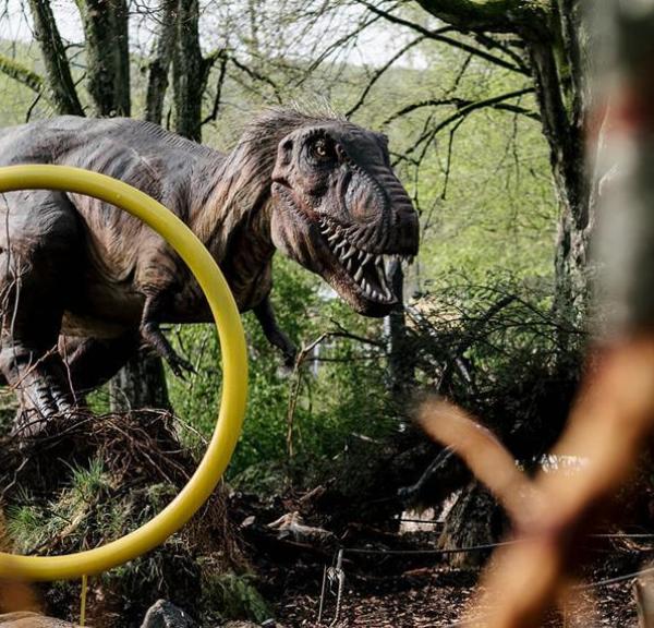 Dinosaur at Aalborg zoo