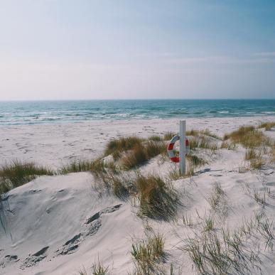 Dueodde strand på Bornholm