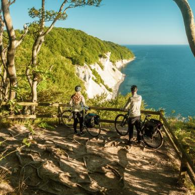 Møens Klint på cykel