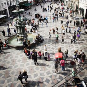 The shopping street Strøget